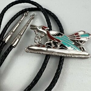 Roadrunner Bolo Tie. Southwestern Style.